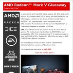 Win an AMD Radeon™ Mark V Gaming PC & Battlefield 1 Collector's Edition Worth Over $13,000 from Gaming Tribe