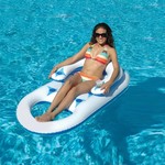 Swimsportz Cool Chaise Lounger - Inflatable Pool Lounger - $5 Delivered - PoolAndSpaWarehouse