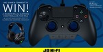 Win a Razer Raiju Gaming Controller for PS4 and Razer ManO'War Wireless 7.1 Surround Gaming Headset from JB Hi-Fi