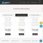 2/Yrs Free .COM.AU ($26 RRP) with All Economy Web Hosting / Starting from $4.95 / Includes DIY Website Builder @ DreamIT Host