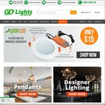 15% off Everything in Store - GoLights.com.au Boxing Day Sale End 28th Dec 2016