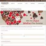 Win 1 of 10 Valentine's Day Prizes from Haigh's