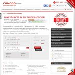 Comodo Positive Multi Domain SSL Certificate for 1 Year at USD $21.59 (~AUD $30) @ Comodo SSL Store