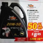 Gulf Western 20w-50 4L Engine Oil $8.95, Export Spray Paint 4 for $10 @ Supercheap Auto (Starts 7/6)