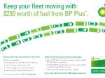 BP Plus Fleet Card + $250 Free Credit