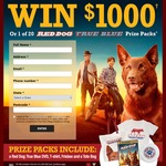 Win a $1,000 VISA Gift Card or 1 of 20 Red Dog: True Blue Prize Packs from Roadshow Entertainment