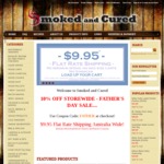 10% off BBQ and Food Smoking Products Storewide* at Smoked and Cured