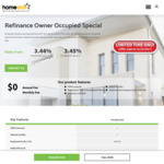 Refinance Owner Occupied Special 3.44% (3.45% Comparison Rate) @ Homestar Finance