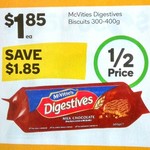 ½ Price McVities Digestive Biscuit Varieties $1.85, Bonus Points on Google Play Gift Cards @ Woolworths