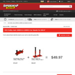 SCA 1400kg Trolley Jack + 1200kg Car Stands $49.97 @ Supercheap Auto