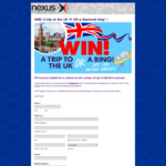 Win a Trip to The UK for 2 or 1 of 8 Diamond Rings from Pacific Magazines (Valued at up to $28,0000)