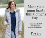 Win a Calgary Puffa Jacket Worth $179.95 from Postie Fashions 