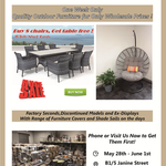 [VIC] Nest Outdoor Furniture - Factory Seconds, Ex-Displays Outdoor Furniture Clearance Sale as 3pcs Set $392 (Was $744)