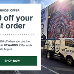 $10 off for New Users with $20 Minimum Spend (Alcohol Delivery Service) @ Jimmy Brings
