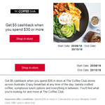 Westpac Credit Card Holders - $5 Cashback When Spend $30 @ Coffee Club | $5 When Spend $50 @ Caltex Star Mart