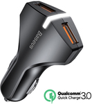 Baseus Qualcomm QC 3.0 Dual USB Car Phone Charger Quick Charger AU$8.95 Delivered (Was $18) @ eSkybird