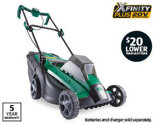 Xfinity 20v mower new arrivals