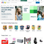 10% off Sitewide (Min Spend $120, Max Discount $200, Max 5 Transactions) @ eBay