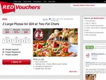 2 Large Pizzas for $24 at Two Fat Chefs (Rushcutters Bay)