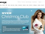 Receive a Bonus $10* for every $100 you contribute to Myer Christmas Club