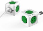[Back Order] Allocacoc POWERCUBE Extended Green, 5 Outlets, 1.5m Cable $12 + Delivery ($0 with Prime/ $39 Spend) @ Amazon AU