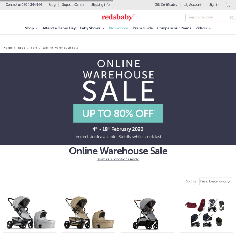 Redsbaby warehouse hot sale