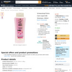 Schwarzkopf Silk Shampoo 400ml $2 (Min Qty 2) | Office '16 for Dummies $3.89 +  Delivery ($0 w/ Prime / $39 Spend) @ Amazon AU