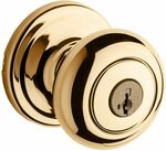 Kwikset Juno Entry Knob Featuring SmartKey in Polished Brass $13.14 + Delivery ($0 w/ Prime/ $39 Spend) @ Amazon AU