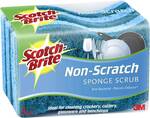 ½ Price: Scotch-Brite Non-Scratch Sponge Scourer 3 Pack $2.25 @ Woolworths