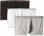 Tommy Hilfiger Men's Premium Essentials Trunk (3 Pack) Black/Grey/White $31.99 + Delivery ($0 with Prime/ $39 Spend) @ Amazon AU