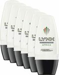 Lynx Men Antiperspirant Roll On Deodorant Africa, 6 x 50ml, $5 ($4.50 SS) + Delivery ($0 with Prime/ $39 Spend) @ Amazon AU