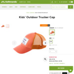 Kids' Outdoor Trucker Cap $7.00 (RRP $19.80) + Free C&C in Store @ Kathmandu