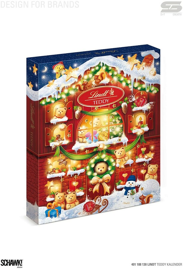 50 off Lindt Teddy & Friends Advent Calendar 172g 9.98 David Jones