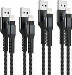iPhone Lightning Cable MFI Certified (4 Pack 2x3ft 2x6ft) Black $15.38 + Delivery ($0 with Prime/ $39 Spend) @ Arshcea Amazon AU