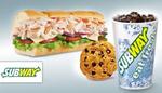 $6 for a 6 Inch Sub, 2 Cookies and a 600mL Coke/Mount Franklin Water at Subway Waurn Ponds VIC
