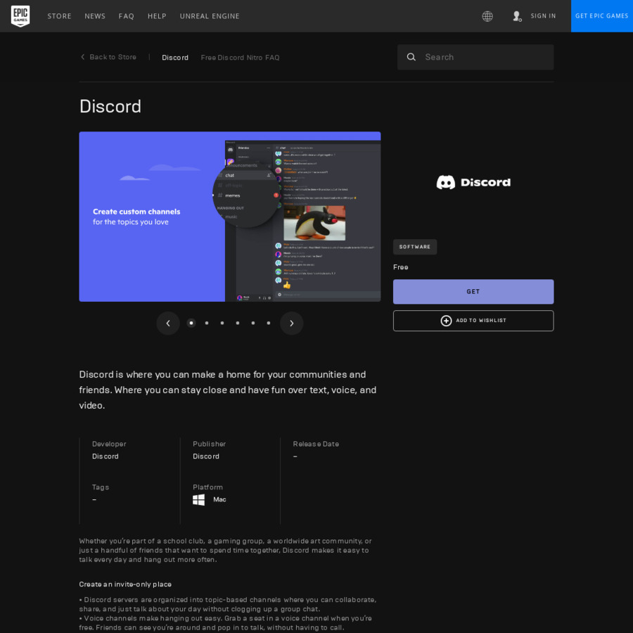 Control and Discord Nitro free on Epic Games Store