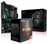 AMD Ryzen 9 5950X + ASUS ROG Strix X570-F Gaming AM4 ATX Motherboard $1199 + Delivery ($0 VIC C&C) @ BPC Tech