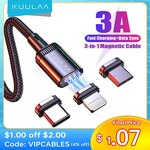 KUULAA Magnetic Charging USB-C Cable 0.5m US$2.99 (~A$4.02), 1m US$3.51 (~A$4.71) Delivered @ Kuulaa Official Store AliExpress