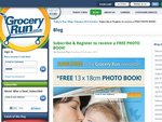 Sign up to Grocery Run and Get a FREE Snapfish 13 X 18 Photobook Inc Postage!
