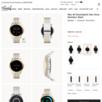 Fossil Gen 5E Smartwatch Two-Tone Stainless Steel $86 (RRP $429) Delivered @ Fossil