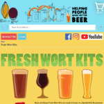 20% off All Fresh Wort Beer Kits (Prices as Shown) + Delivery ($0 C&C) @ Grain and Grape