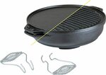 Lodge 14" Cast Iron Cook It All Outdoor $59.66 Delivered @ Amazon AU