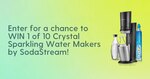 Win 1 of 10 SodaStream Crystal Water Makers (Valued at $249) from Green Friday
