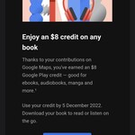 $8 Play Store Reward for Google Local Guides