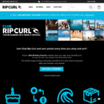 Sign up to Club Rip Curl, Get Free $20 Voucher, Fill in Preferences, Get $5 Store Credit, Free Express Shipping @ Rip Curl
