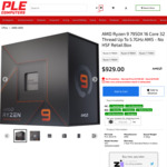 AMD Ryzen 9 7950X CPU $929 (Was $1139) + Delivery ($0 MEL/WA C&C) @ PLE