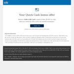 Bonus $200 eGift Card with Citi Quick Cash $2500+ (0% p.a., Upfront Fees: 0.99% 6 Months, 1.99% 12 Months)