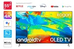 Kogan OLED 4K Smart Android TV: 55" $1329, 65" $1879 ($1299 / $1839 with First) + Delivery @ Kogan