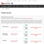 Qantas Red Tail Domestic Sale, over 1 Million Discounted Seats, eg SYD to MEL $139, BNE $139, ADL $179, PER $309 @ Qantas