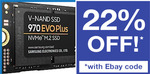 [eBay Plus] Samsung 970 EVO Plus SSD: 1TB $77.22 (OOS) Shipped @ Computer Alliance eBay, 2TB $182.52 Shipped @ Futu Online eBay